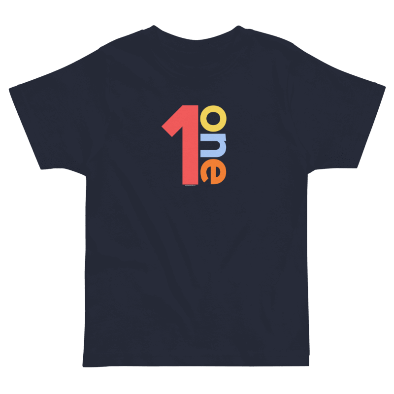Boys 1st Birthday Shirt One - Number