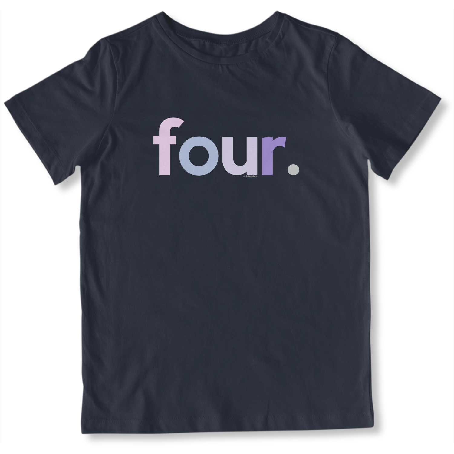 Girls 4th Birthday Shirt Four - Original