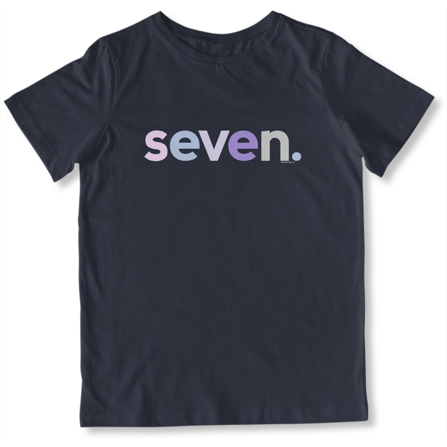 Girls 7th Birthday Shirt Seven - Original