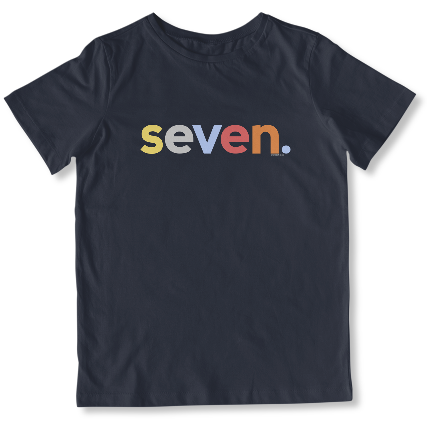 Boys 7th Birthday Shirt Seven - Original
