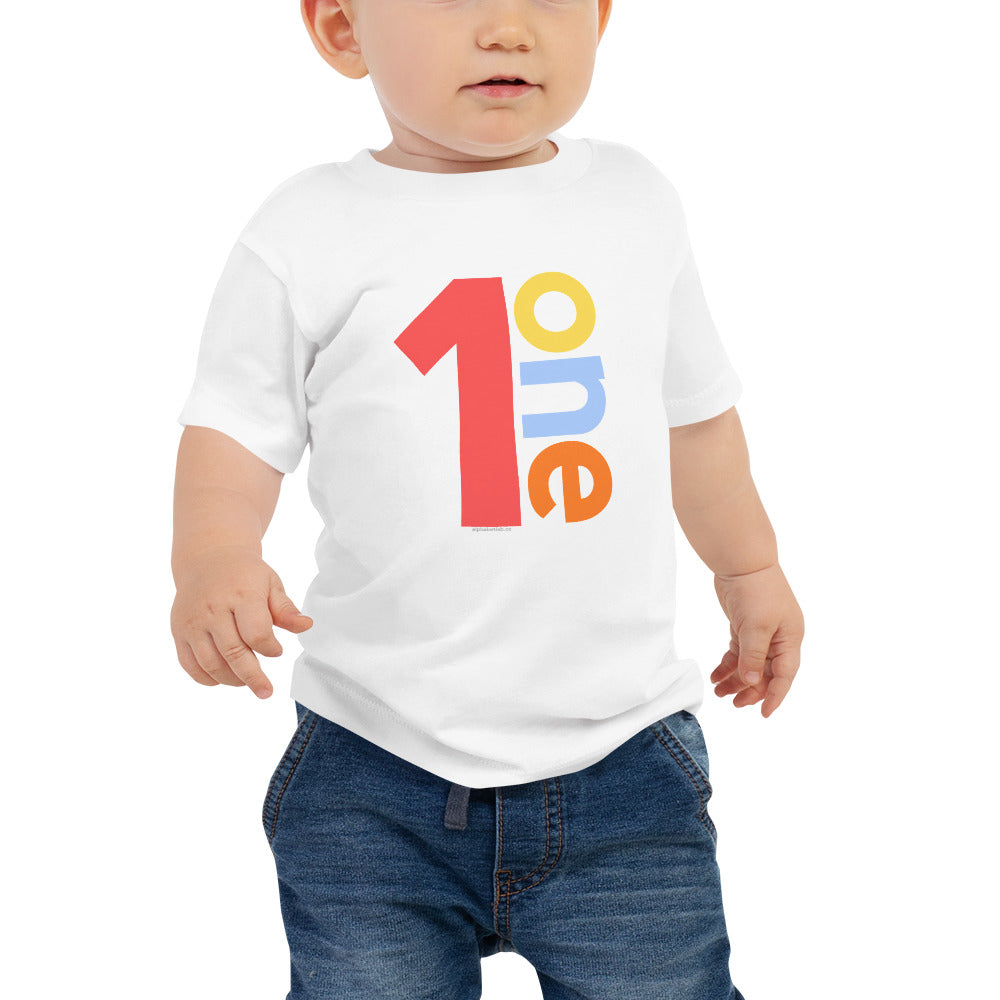 Boys 1st Birthday Shirt One - Number
