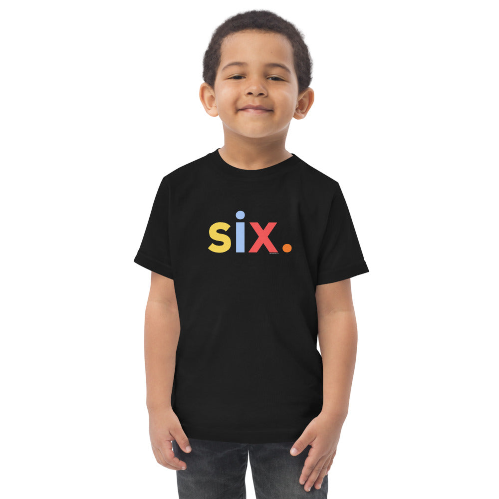 Boys 6th Birthday Shirt Six - Original