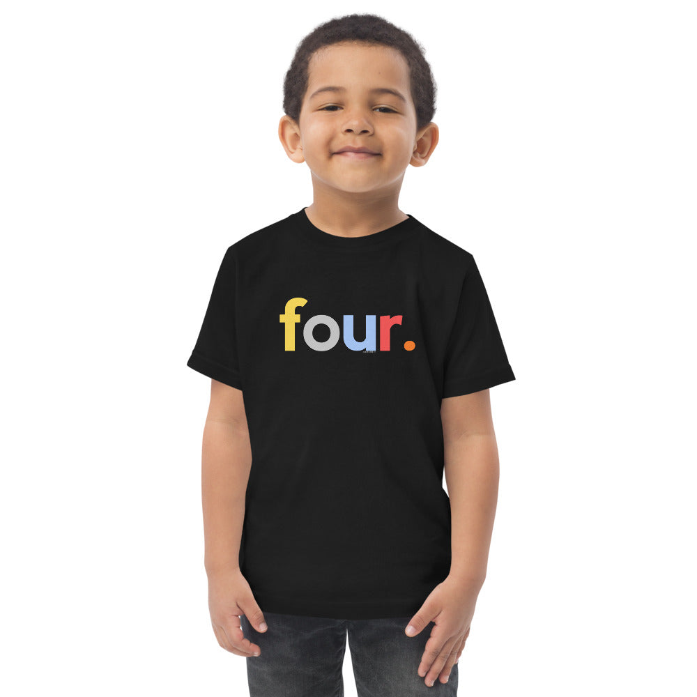 Boys 4th Birthday Shirt Four - Original