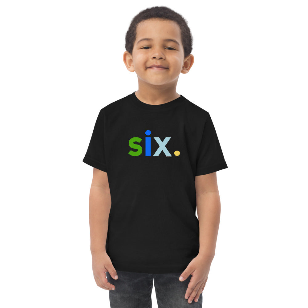 Boys 6th Birthday Shirt Six - Alternative