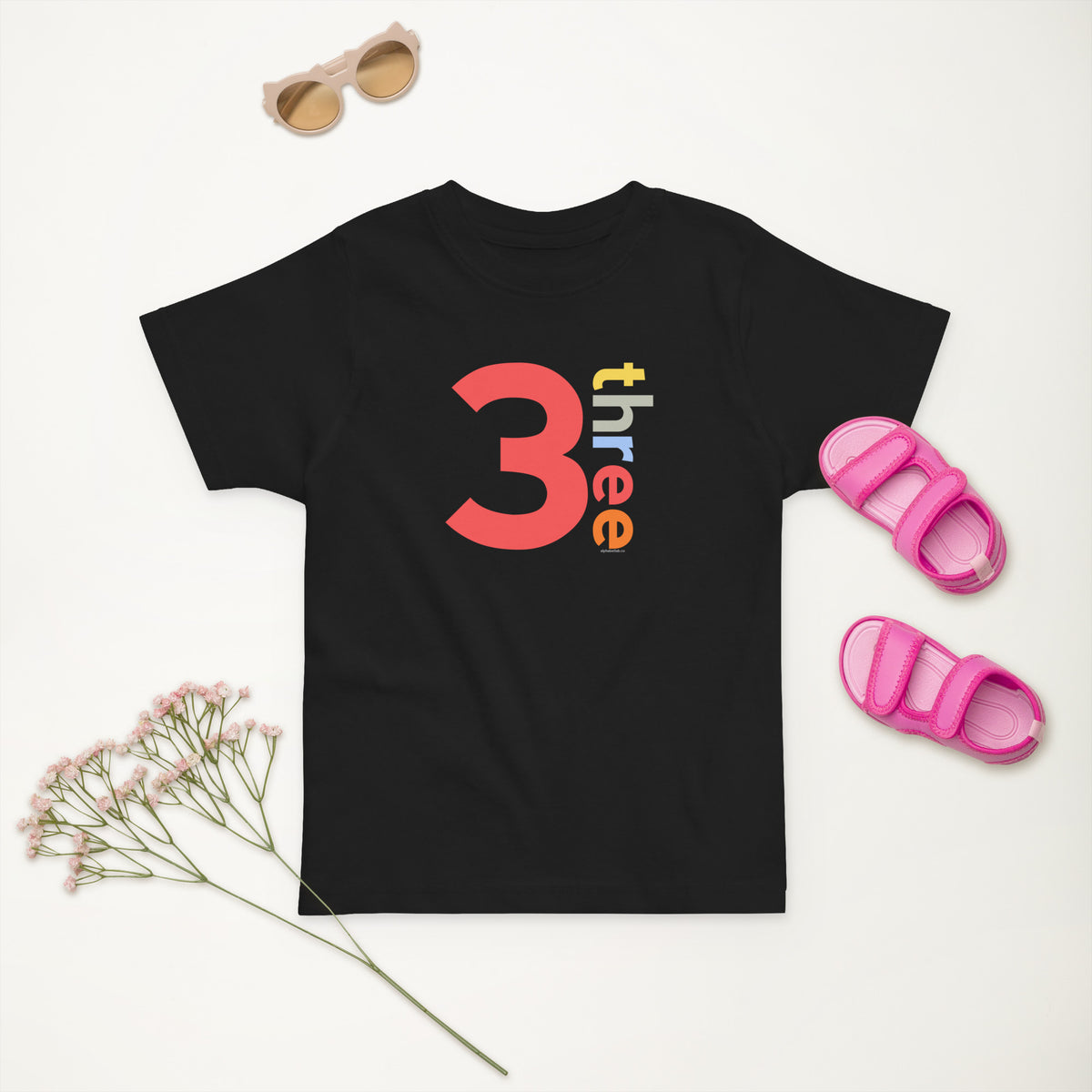Boys 3rd Birthday Shirt Three - Number
