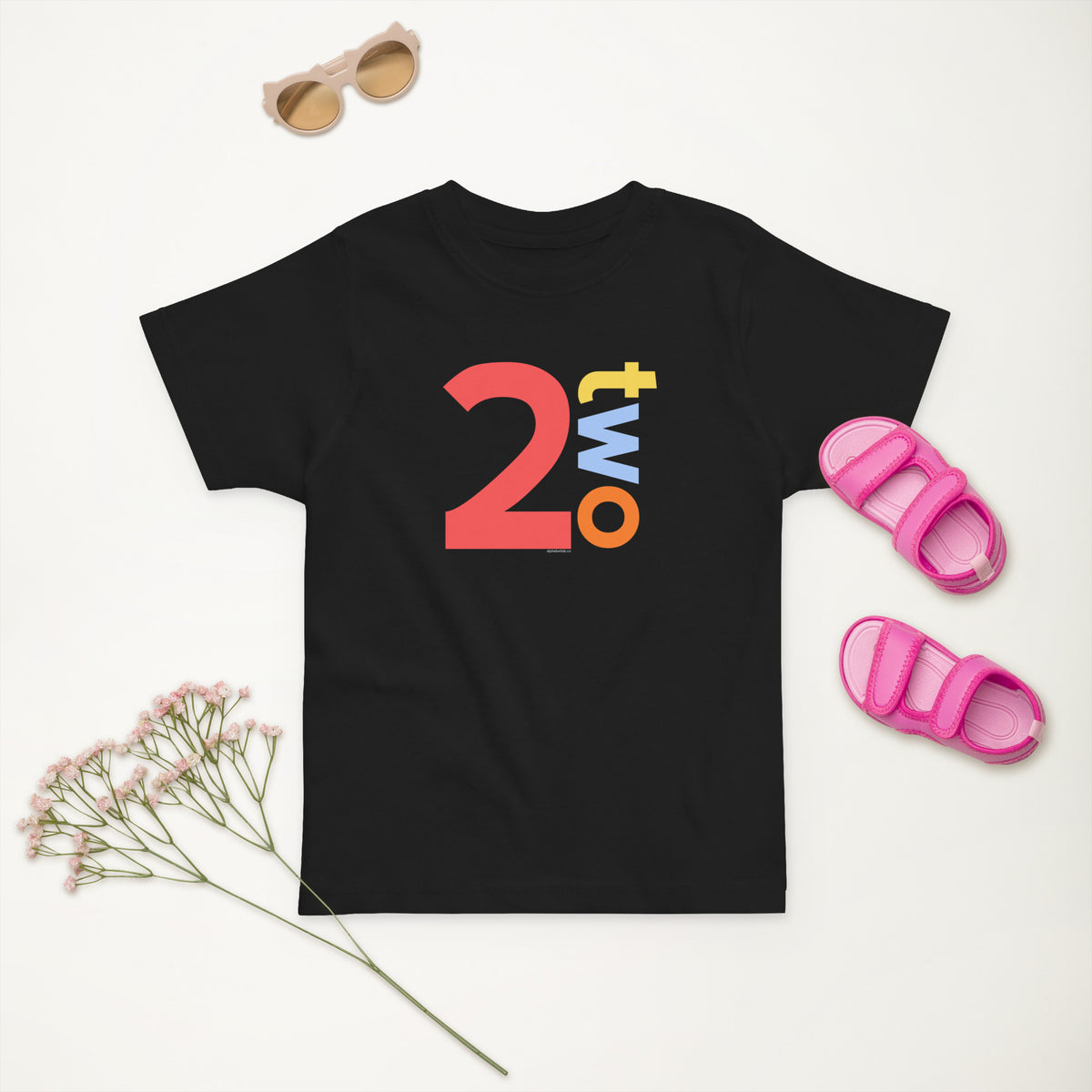 Boys 2nd Birthday Shirt Two - Number
