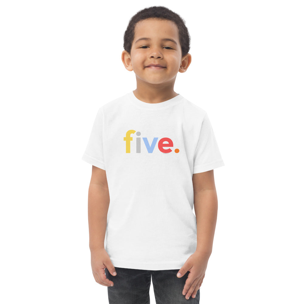 Boys 5th Birthday Shirt Five - Original