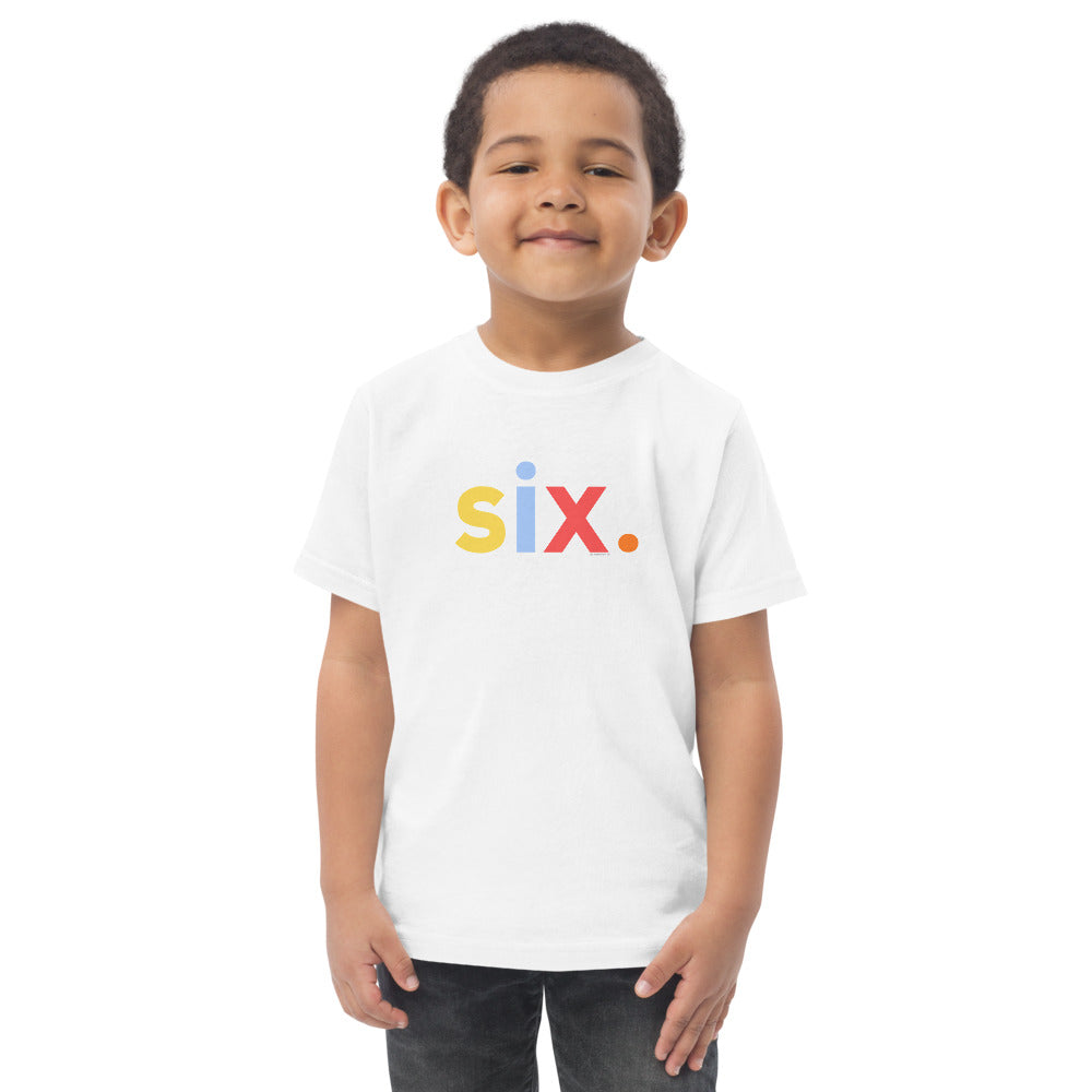 Boys 6th Birthday Shirt Six - Original