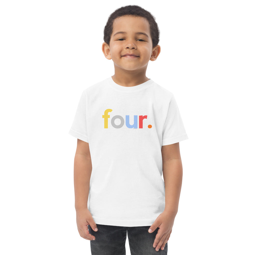 Boys 4th Birthday Shirt Four - Original
