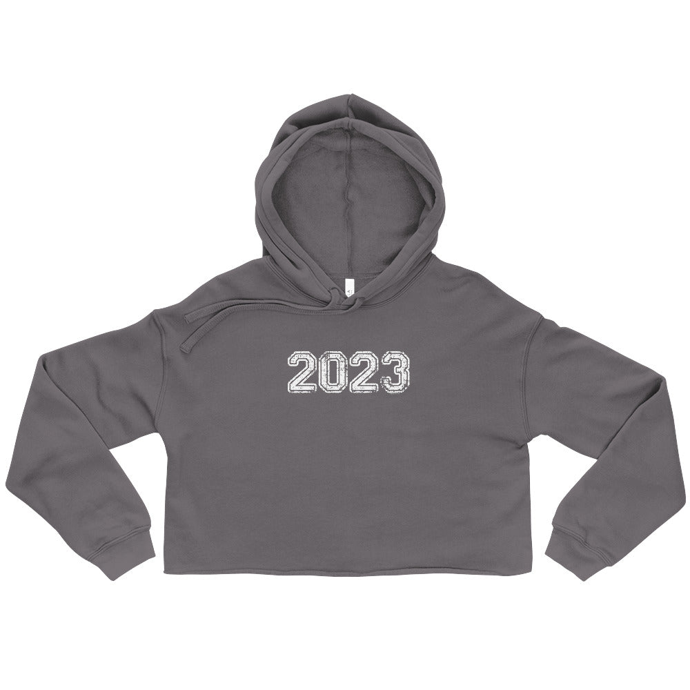 Class of 2023 Crop Hoodie Sweatshirt - Year