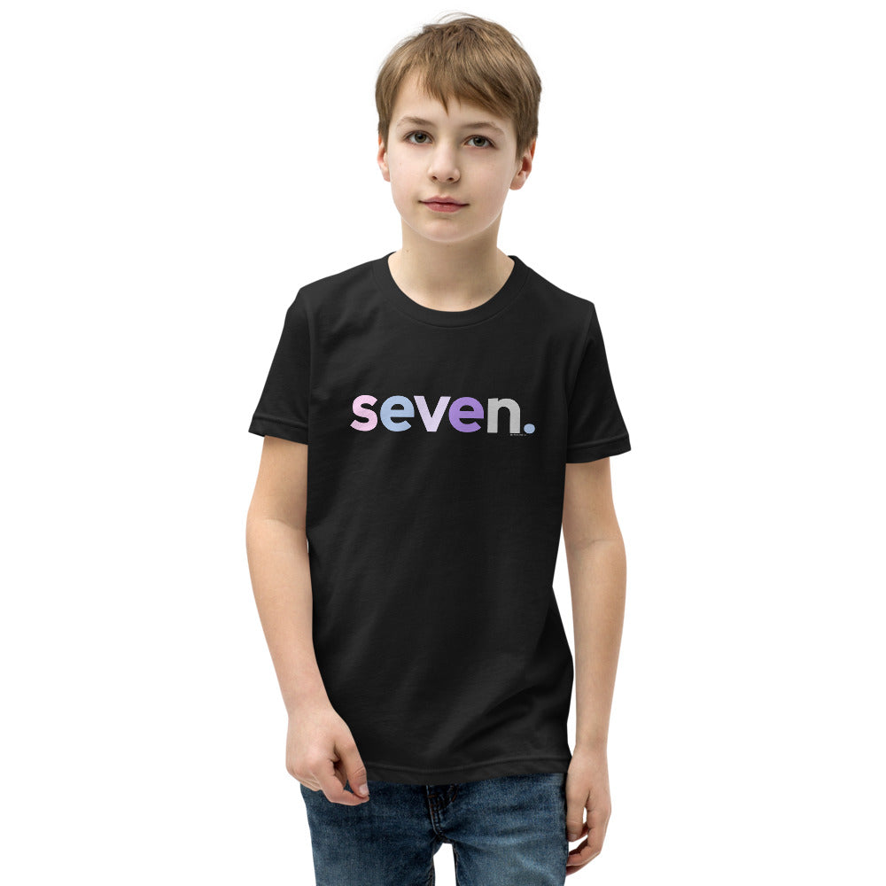 Girls 7th Birthday Shirt Seven - Original