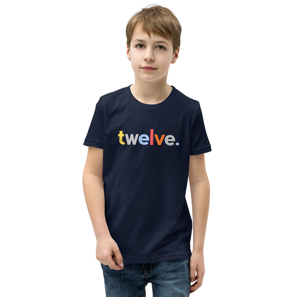 Boys 12th Birthday Shirt Twelve - Original