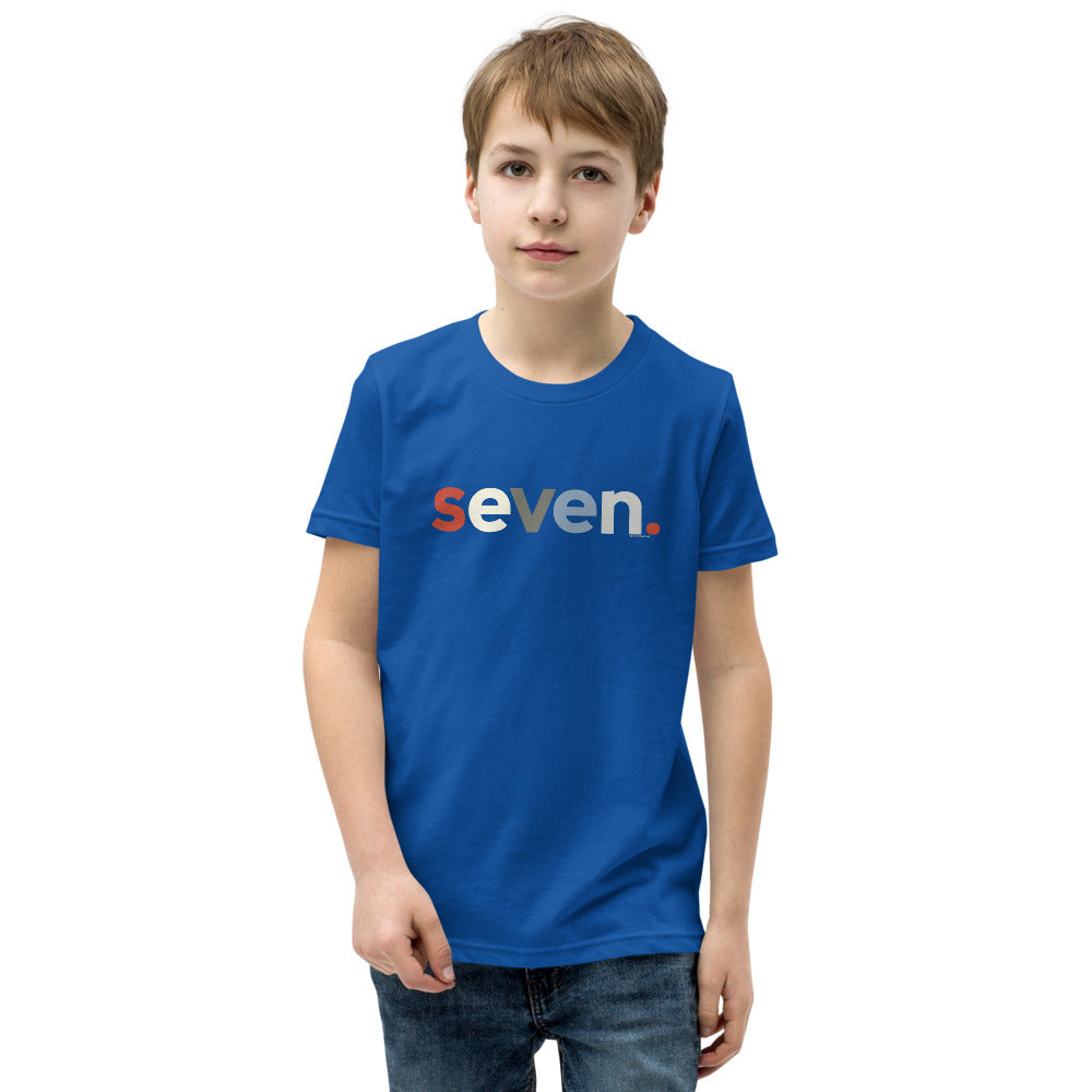 Boys 7th Birthday Shirt Seven - Alternative