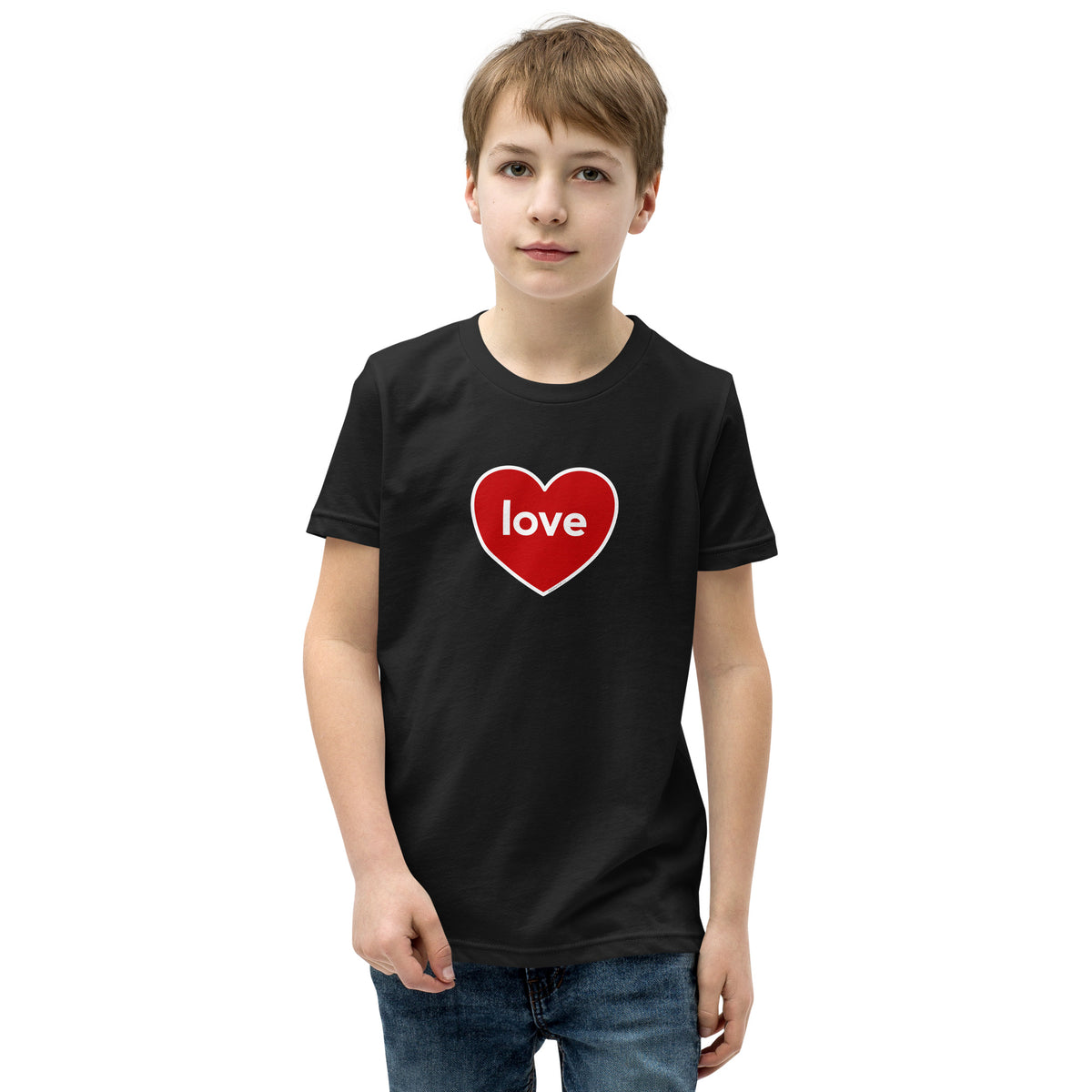 Love Heart Kids Valentine’s Day T-Shirt