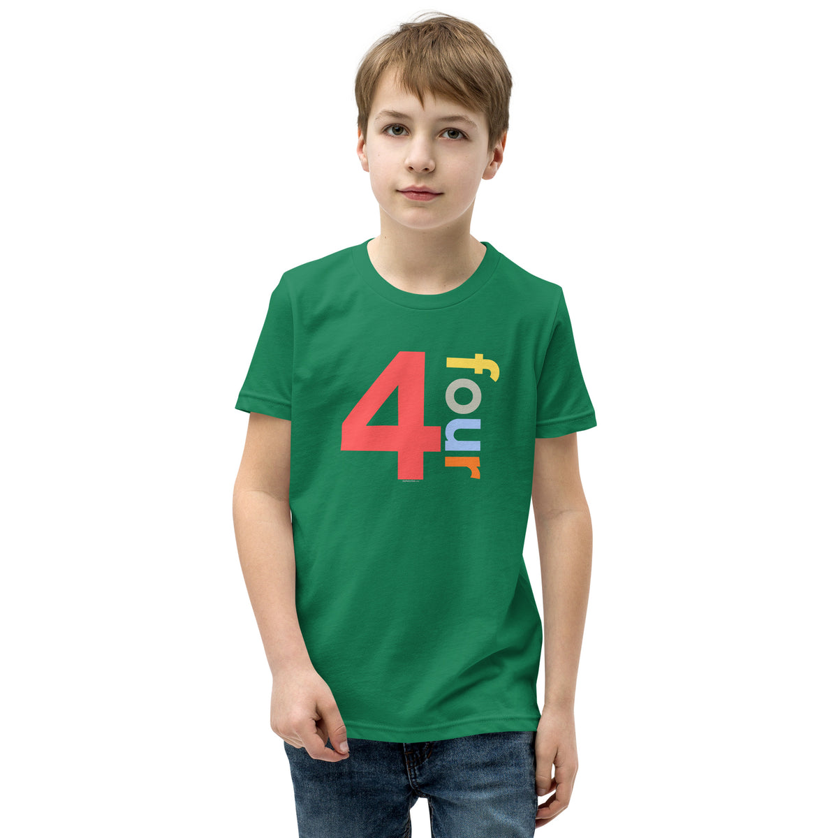 Boys 4th Birthday Shirt Four - Number