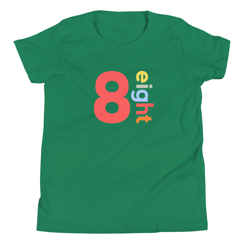 Boys 8th Birthday Shirt Eight - Number