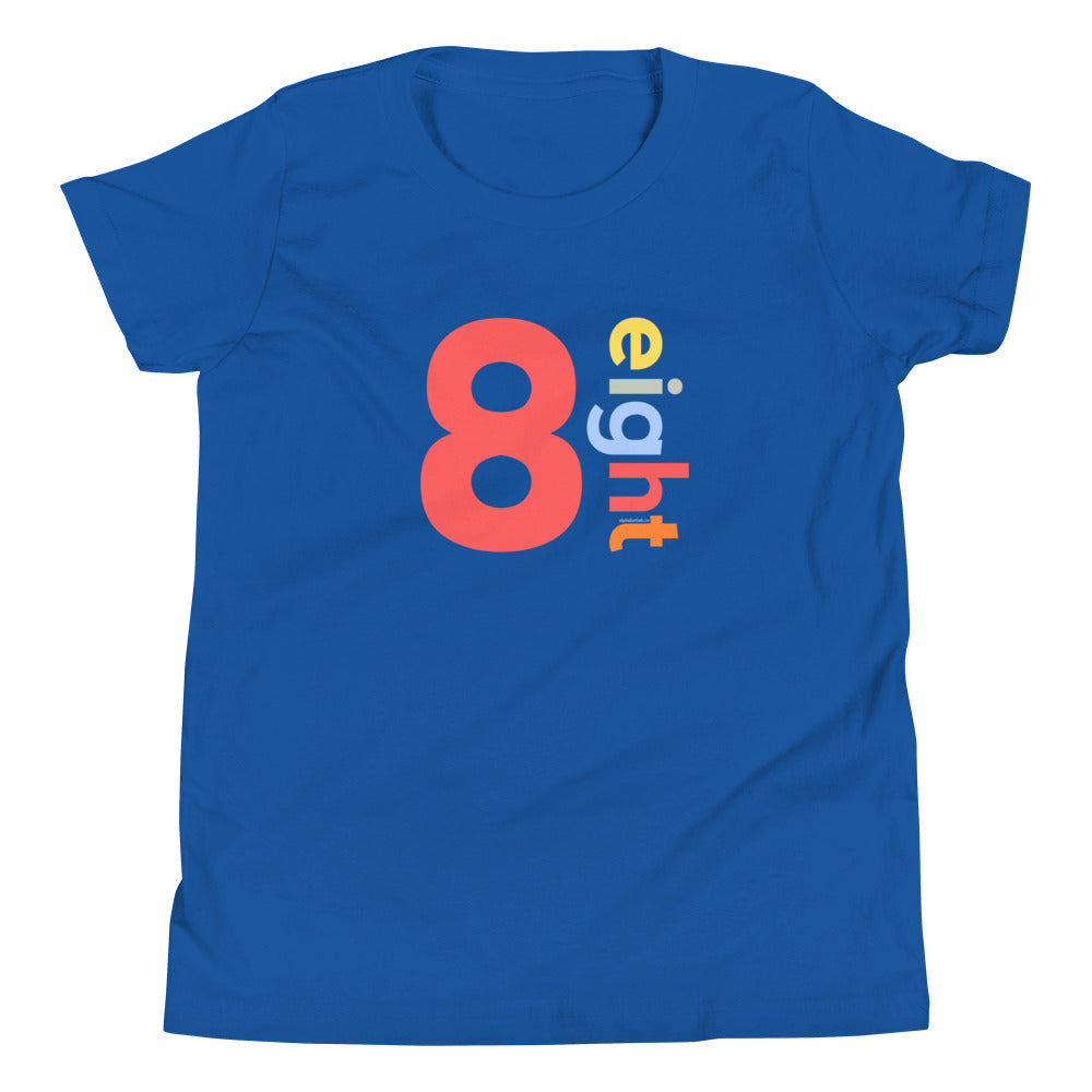 Boys 8th Birthday Shirt Eight - Number