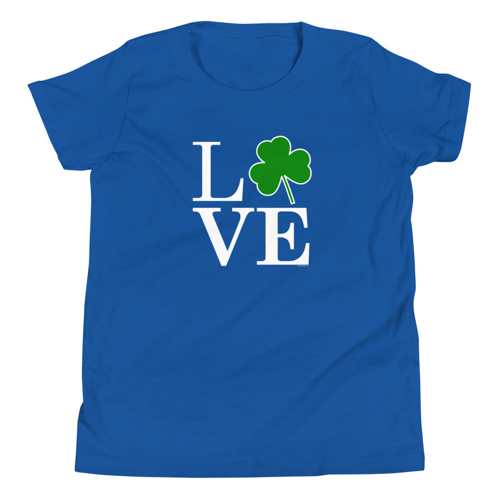 Love Shamrock Heart Kids St. Patrick&#39;s Day T-Shirt