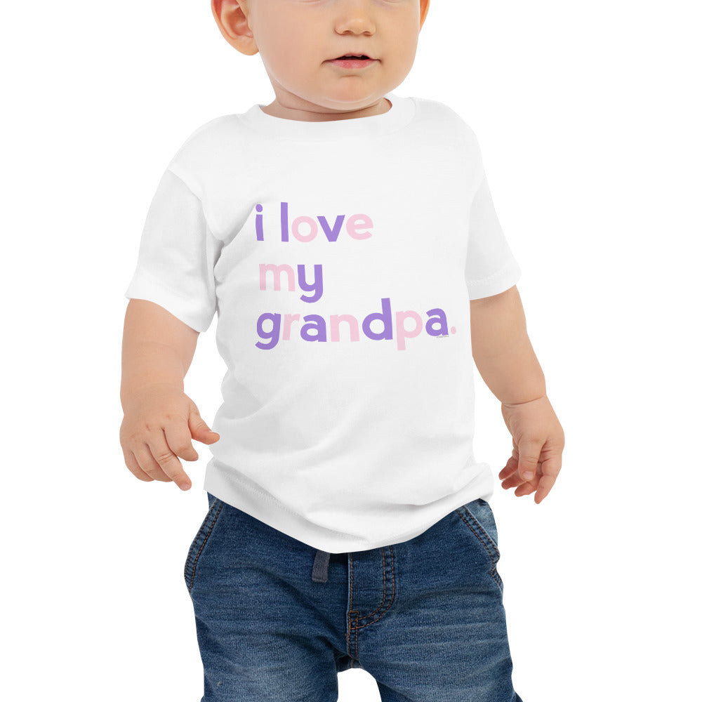 Girls I Love My Grandpa T-Shirt - Family Shirts