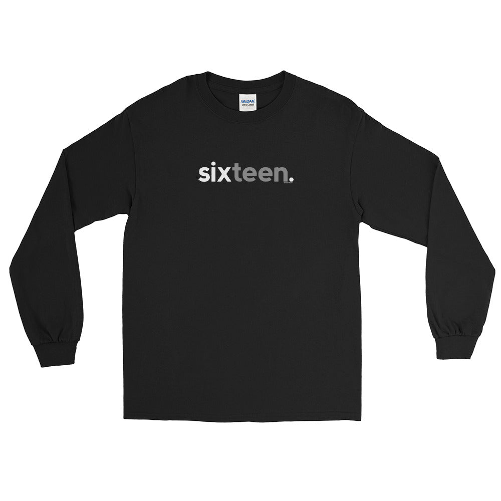 Teens 16th Birthday Long Sleeve T-Shirt Sixteen - Original