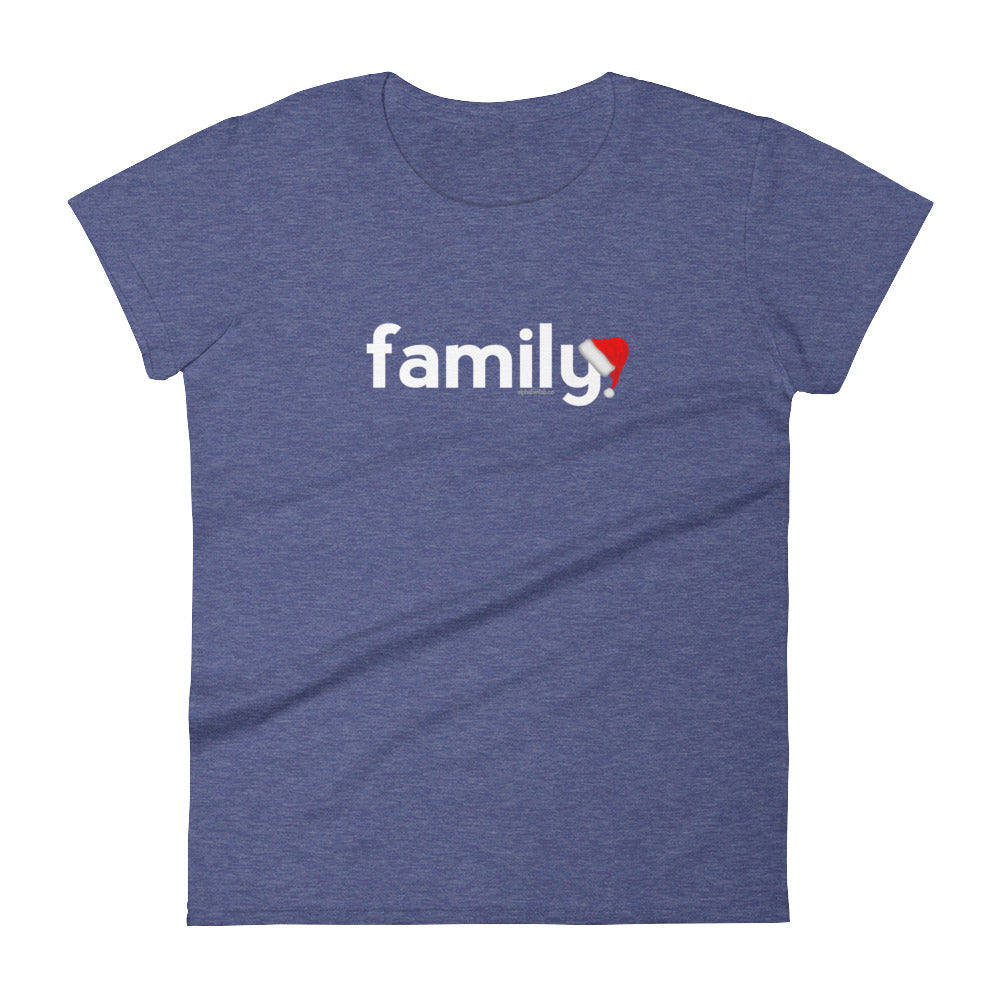 Family Christmas T-Shirt for Women White