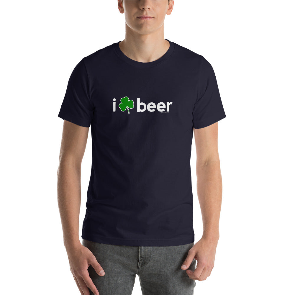 I Love Beer Shamrock St Patrick&#39;s Day T-Shirt