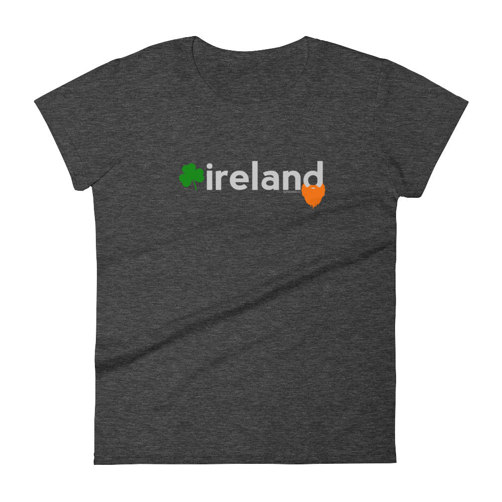 Ireland Shamrock Womens St. Patrick&#39;s Day T-Shirt