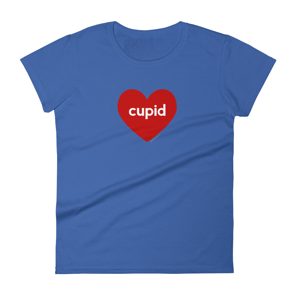 Cupid Heart Womens Valentine’s Day T-Shirt