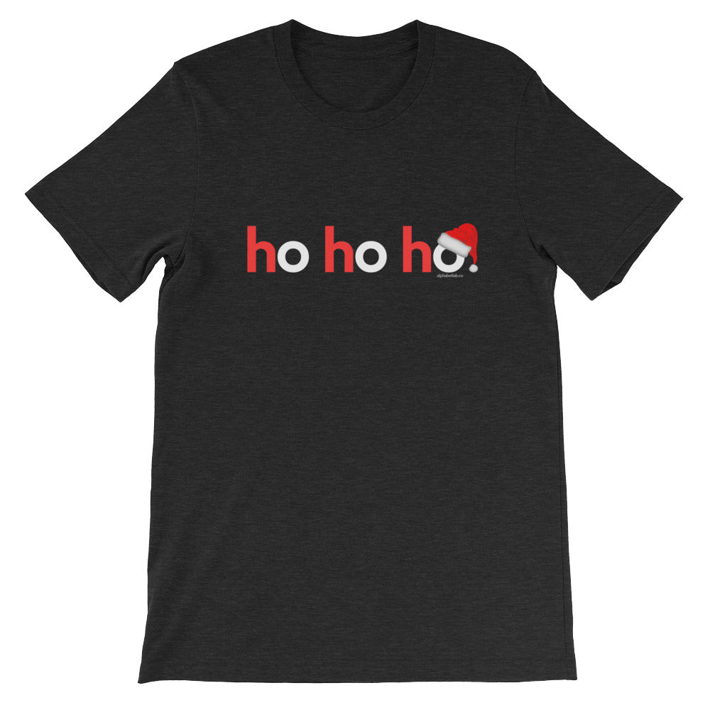 Ho Ho Ho Christmas T-Shirt White Red