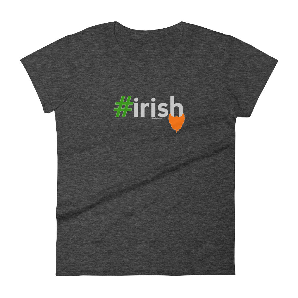 Hashtag Irish Womens St. Patrick&#39;s Day T-Shirt
