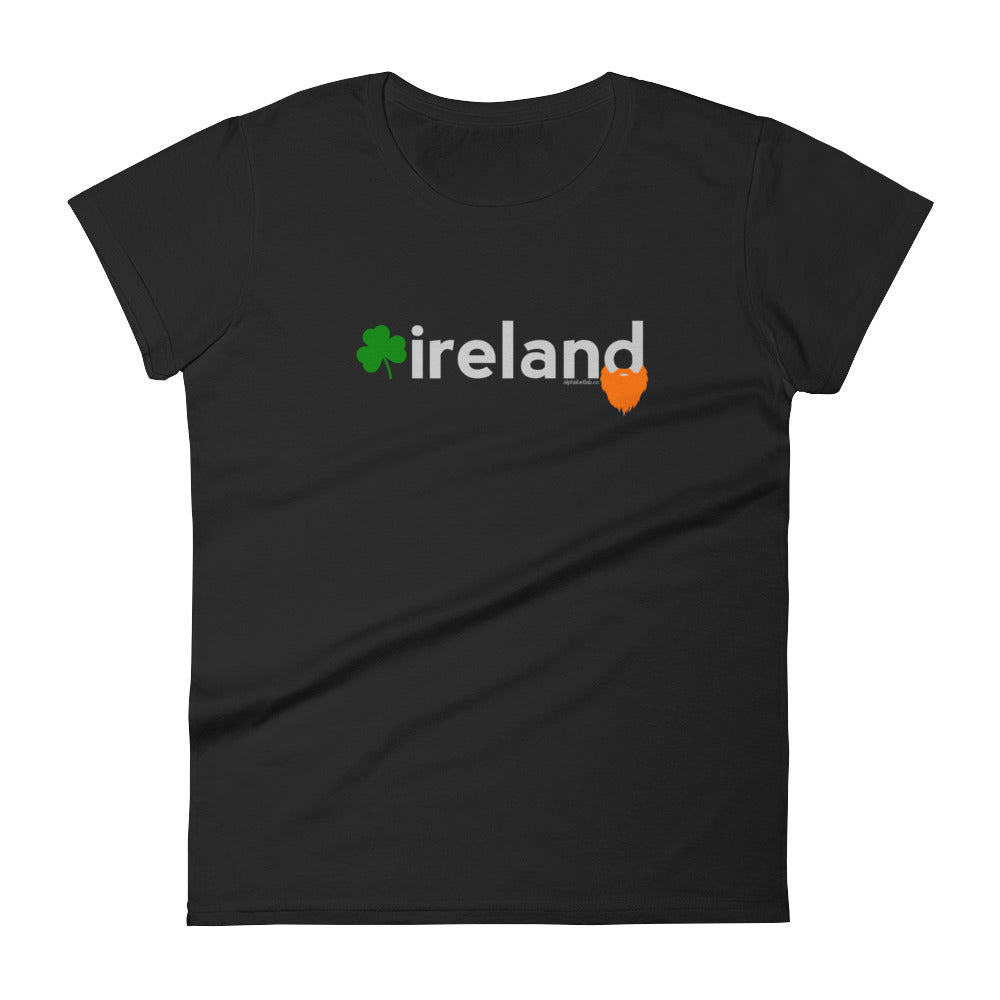 Ireland Shamrock Womens St. Patrick&#39;s Day T-Shirt