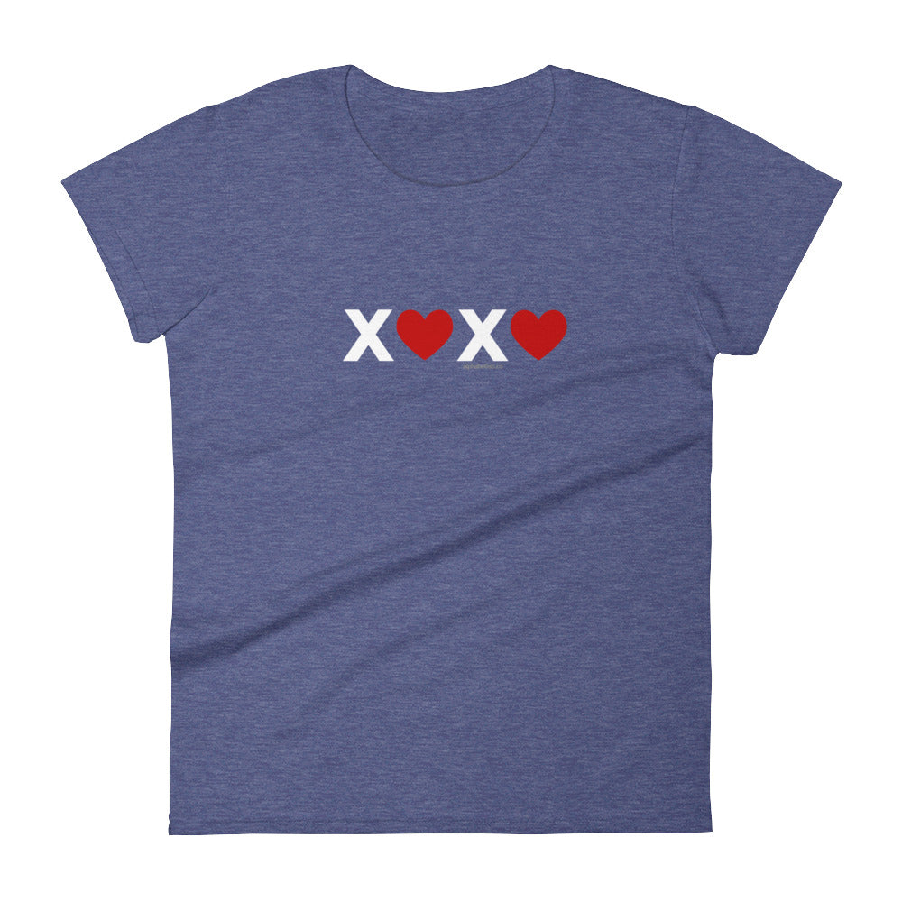Hugs and Kisses XOXO Womens Valentine’s Day T-Shirt