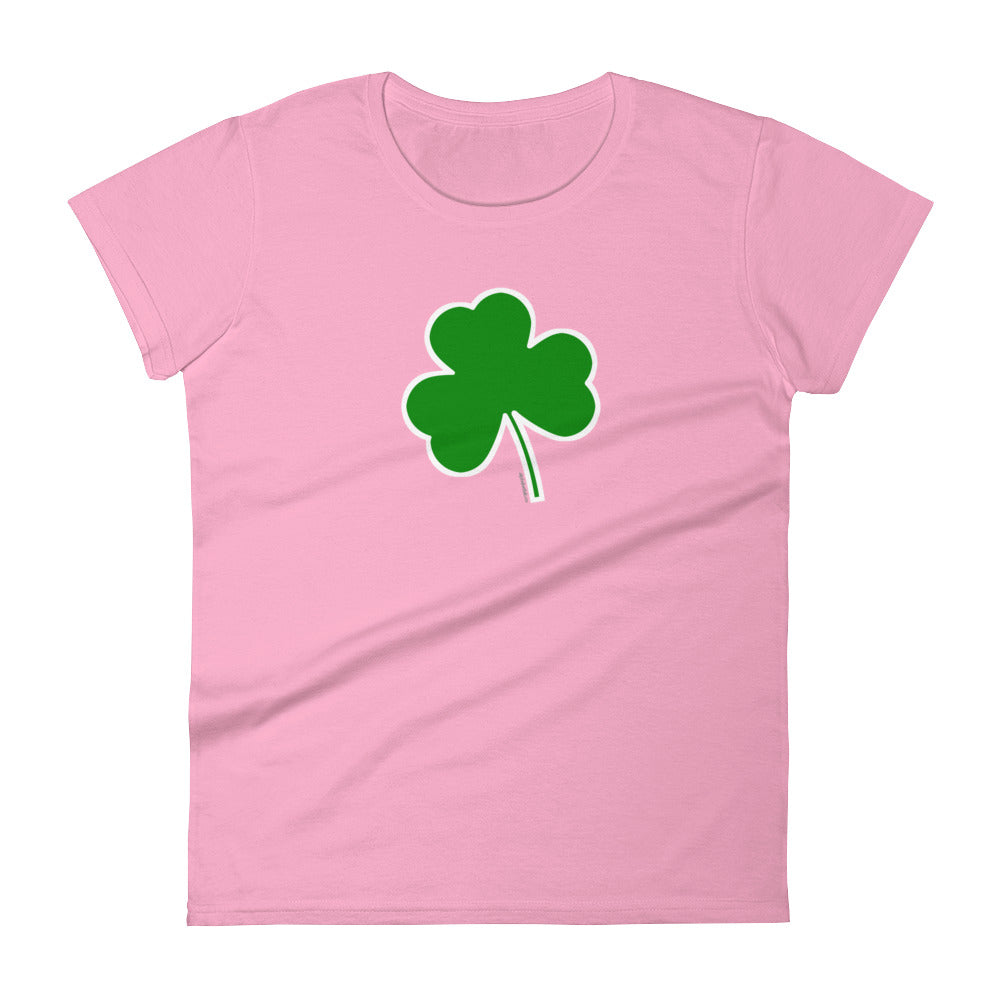 Green Shamrock Womens St. Patrick&#39;s Day T-Shirt