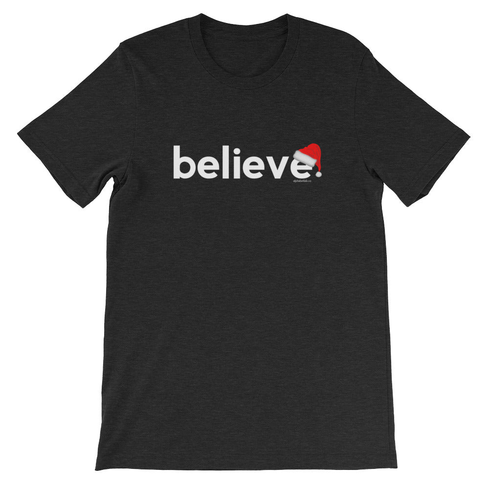 Believe Christmas T-Shirt White