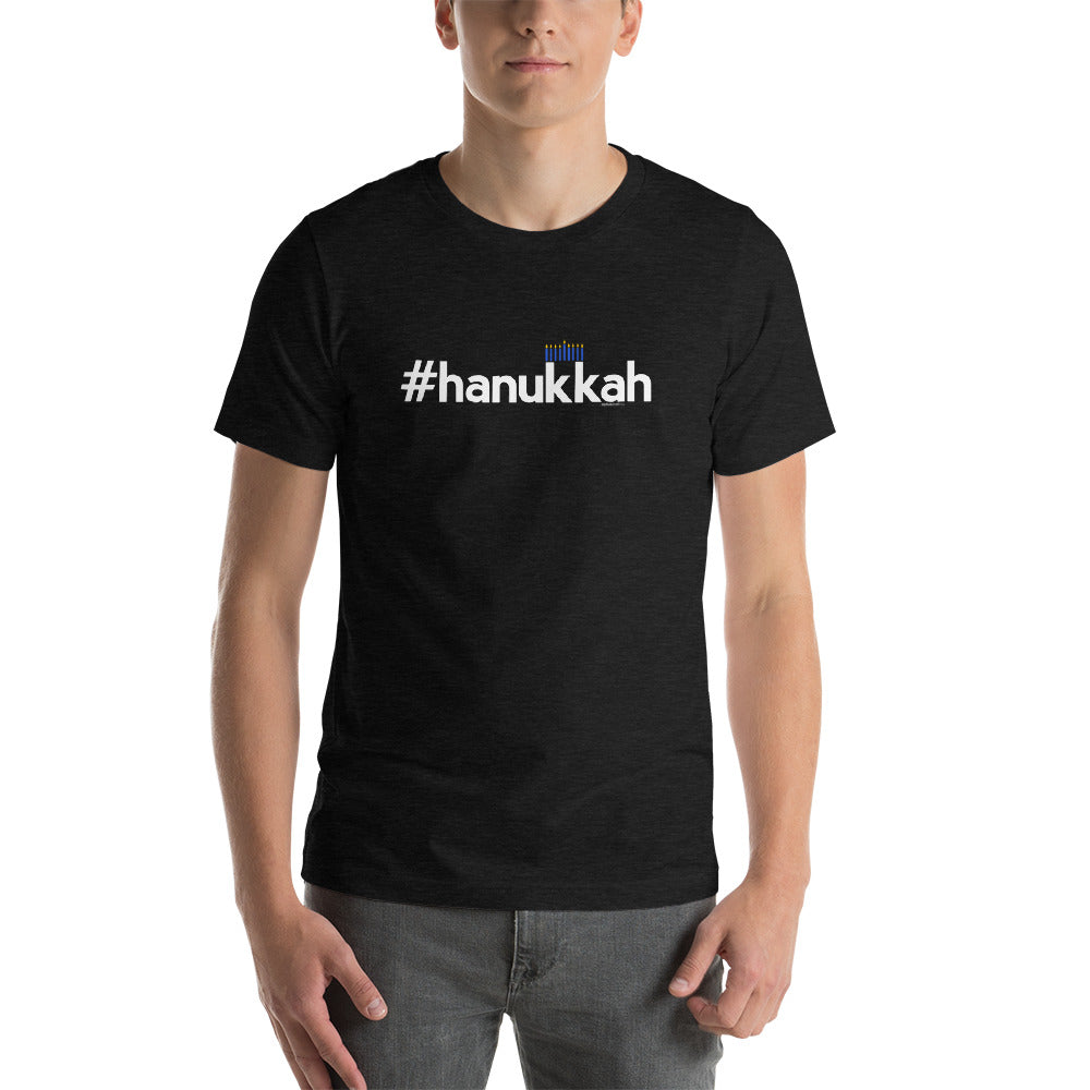 Hashtag Hanukkah Menorah T-Shirt