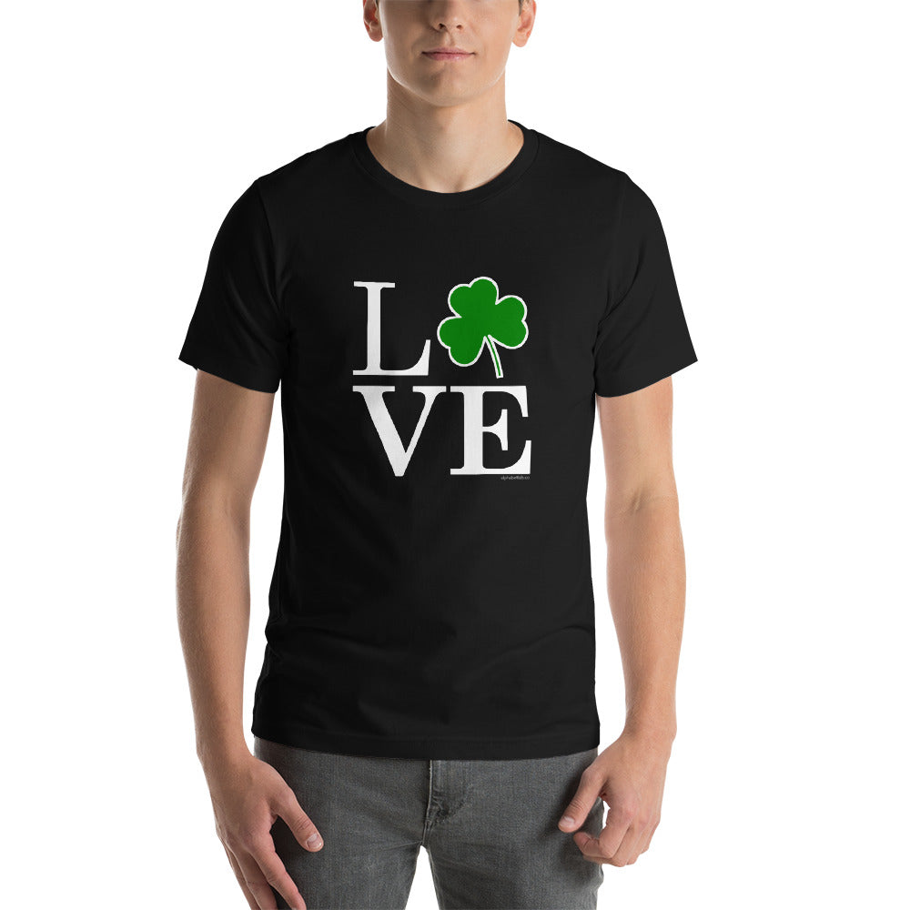 Love Shamrock Heart St Patrick&#39;s Day T-Shirt