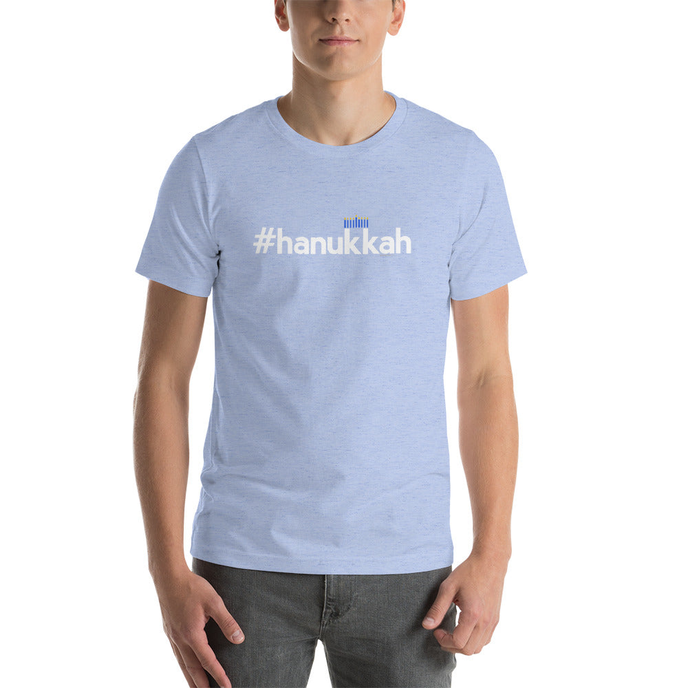 Hashtag Hanukkah Menorah T-Shirt