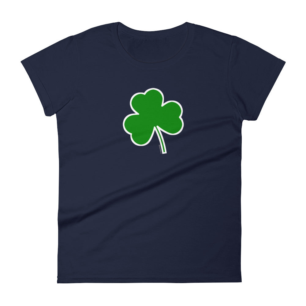 Green Shamrock Womens St. Patrick&#39;s Day T-Shirt