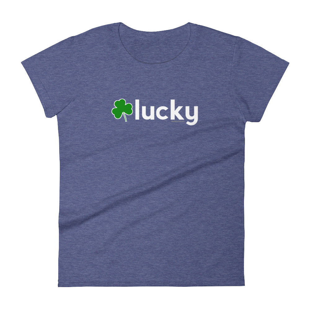 Lucky Shamrock Womens St. Patrick&#39;s Day T-Shirt