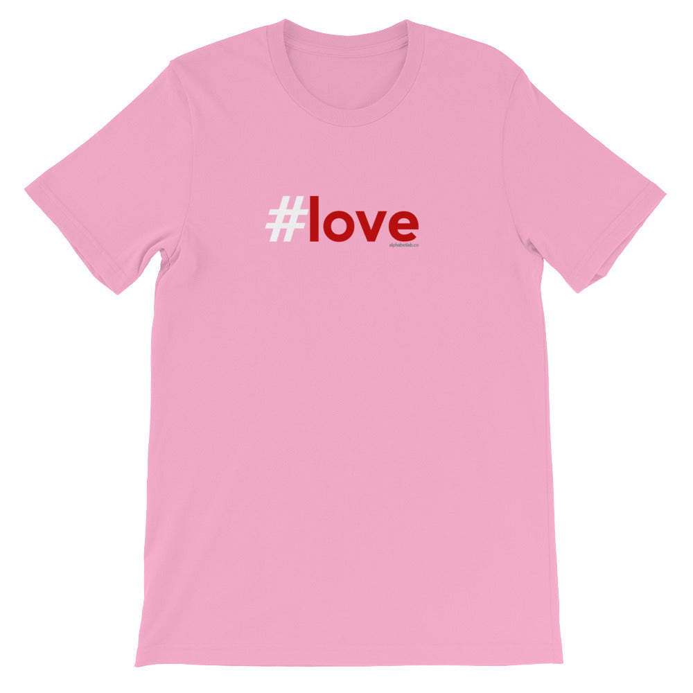 Hashtag Love Red Valentine’s Day T-Shirt