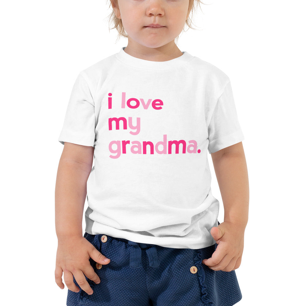 Girls I Love My Grandma T-Shirt - Family Shirts