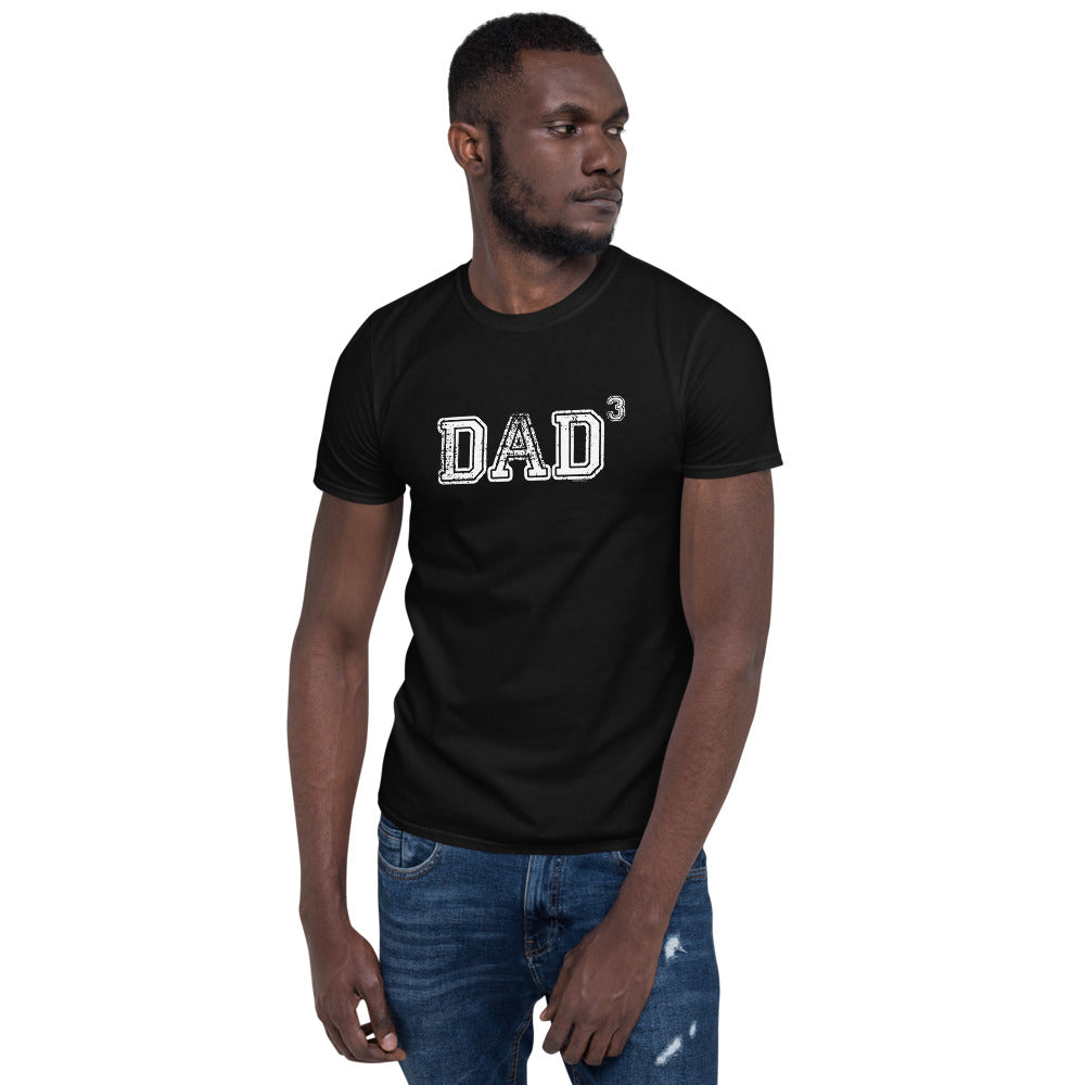 Dad of Three Basic Dad T-Shirt - Exponent