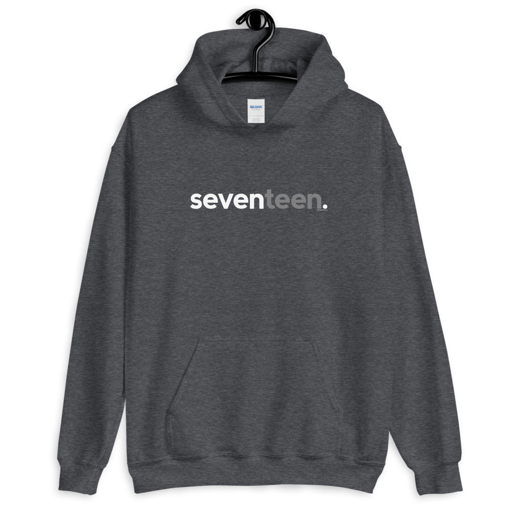 Teens 17th Birthday Hoodie Sweatshirt Seventeen - Original
