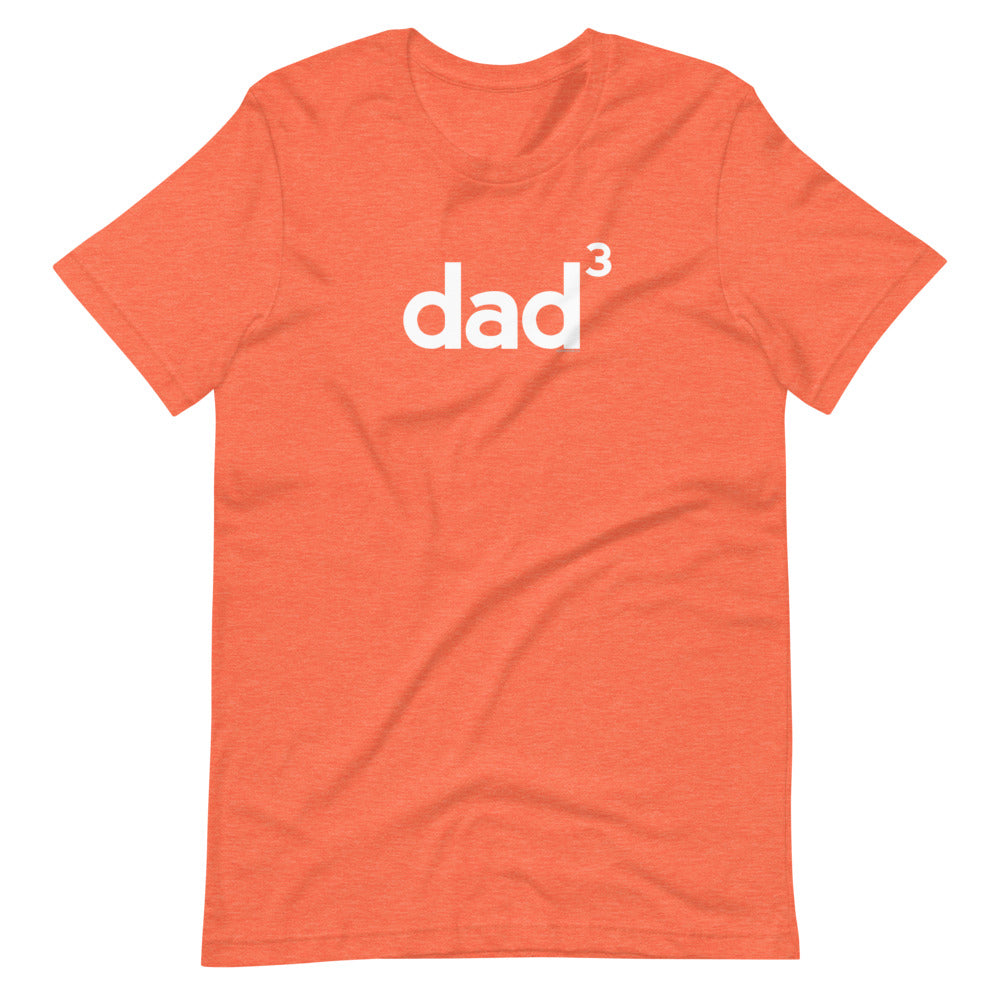 Dad of Three Basic Dad T-Shirt Lower Case - Exponent