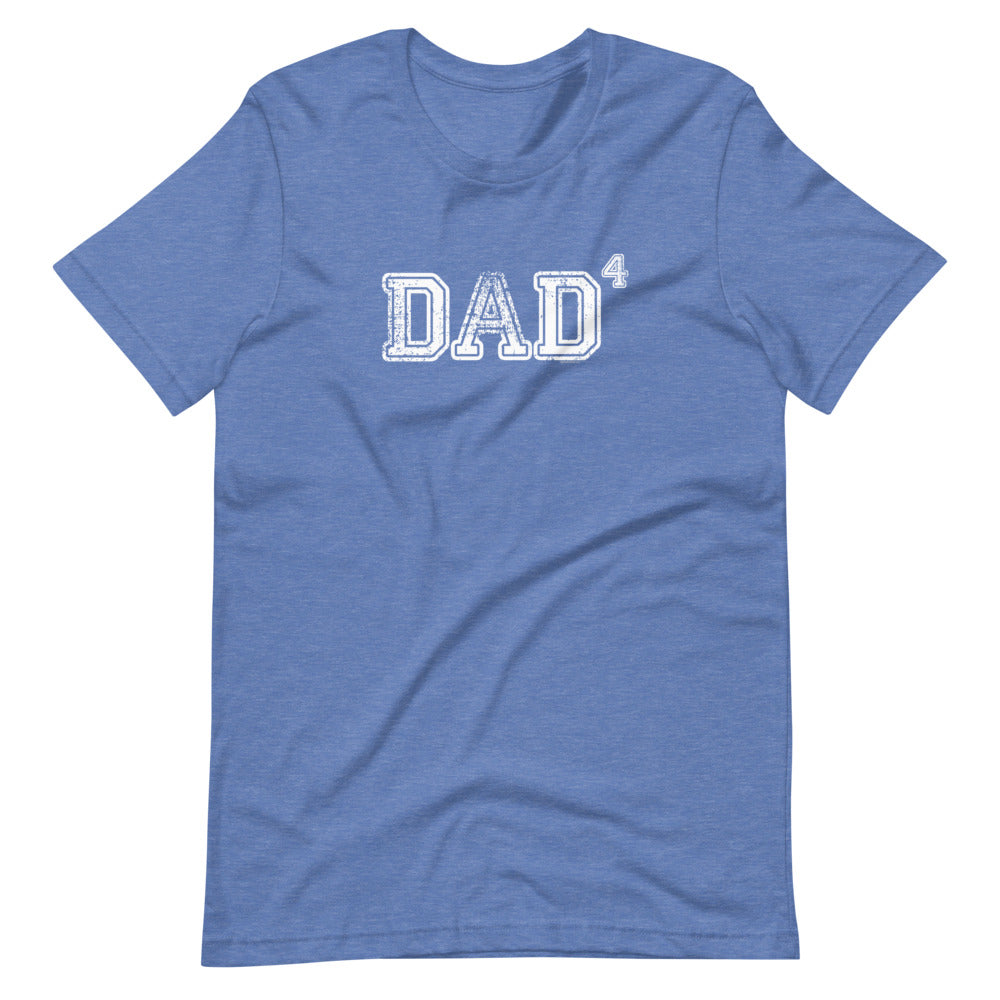 Dad of Four Basic Dad T-Shirt - Exponent