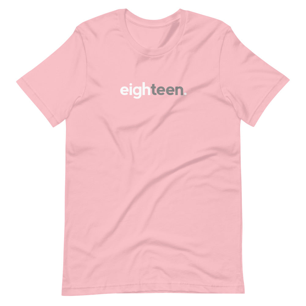 Teens 18th Birthday T-Shirt Eighteen - Original