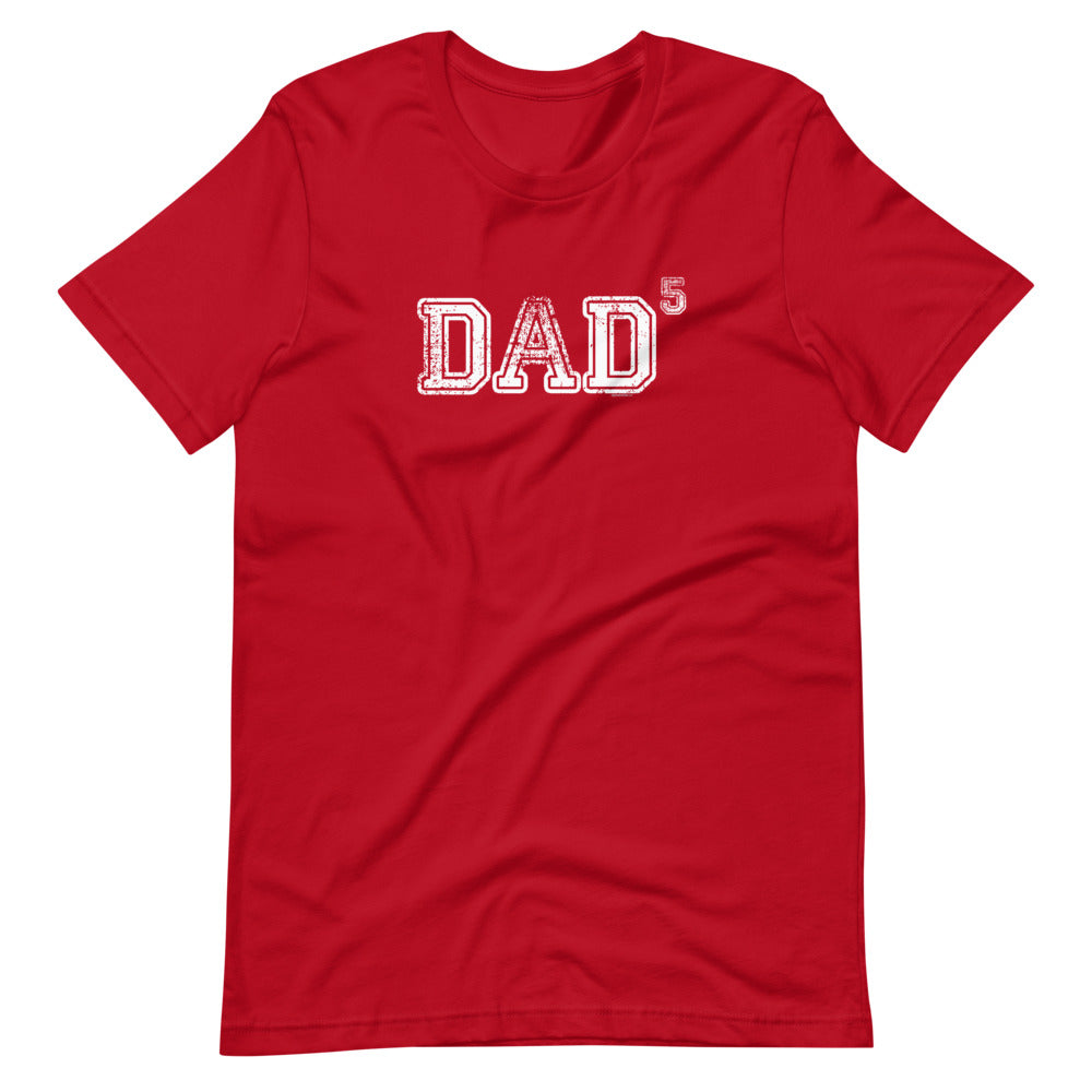 Dad of Five Basic Dad T-Shirt - Exponent