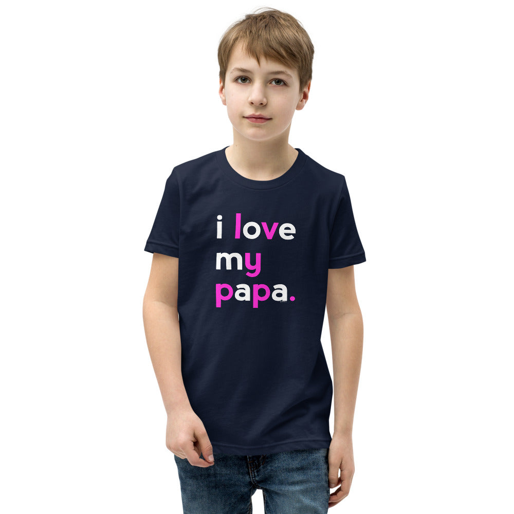 Girls I Love My Papa T-Shirt - Family Shirts