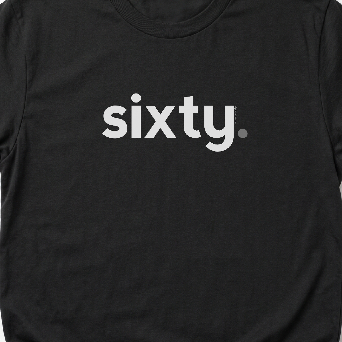 60th Birthday T-Shirt Sixty - Original