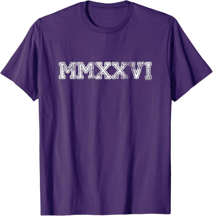 Class of 2026 MMXXVI T-Shirt - Roman